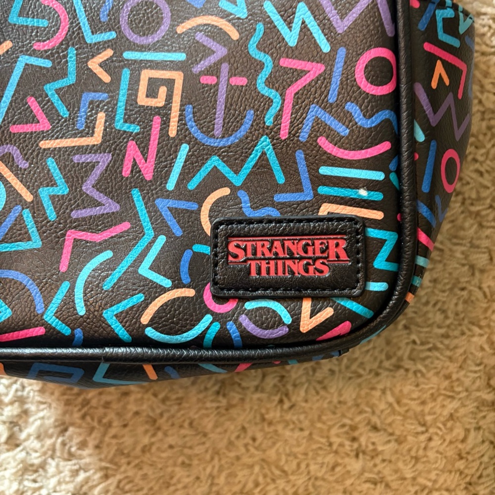 Loungefly Stranger Things Geometric Print Backpack - Picture 2 of 5